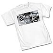 Batman Dark Knight Comic Strip Joker White T-Shirt